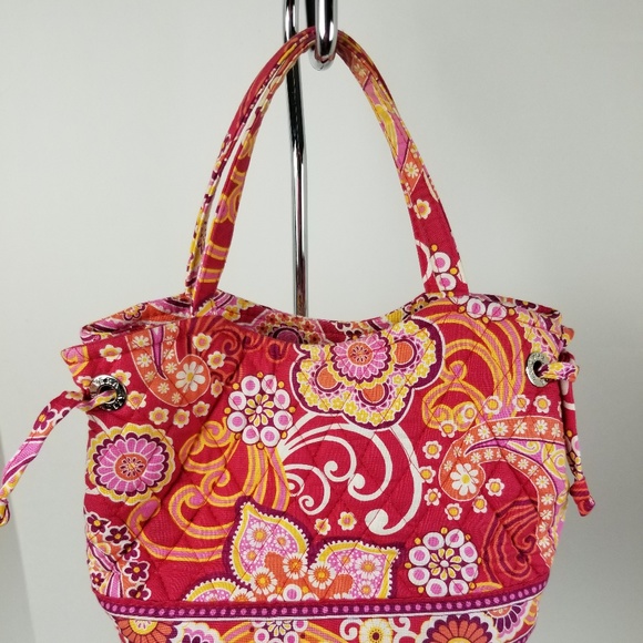 Raspberry Fizz Vera Bradley "Sherry" Bag - Picture 4 of 4